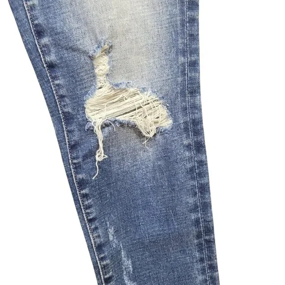 Buckle BKE Jeans Size 26X26.5 High Rise Ankle Skinny Distressed Stretch - Picture 9 of 16
